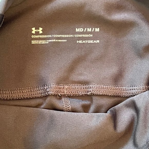 Under Armour HeatGear Leggings Women's Medium Black and Gray - Picture 5 of 6